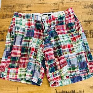 J Crew Madras Plaid Shorts